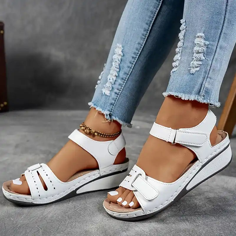 Women's Fashion Rhinestone High Heel Chunky Heel Sandals