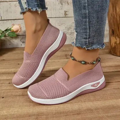 Women's Casual Breathable Slip On Orthopaedic Walking Sneakers