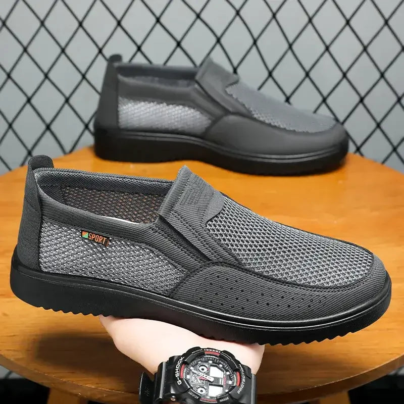 Men's New Mesh Breathable Slip-on Casual Shoes