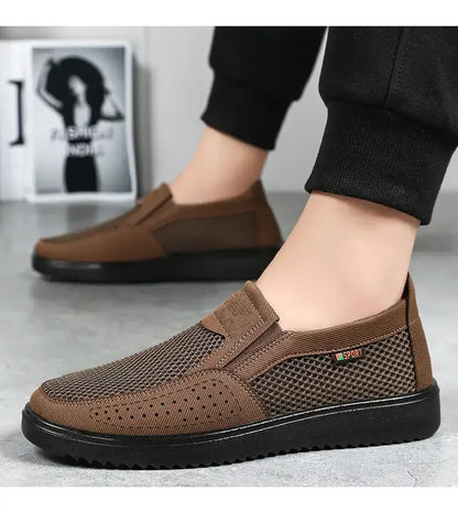 Men's New Mesh Breathable Slip-on Casual Shoes