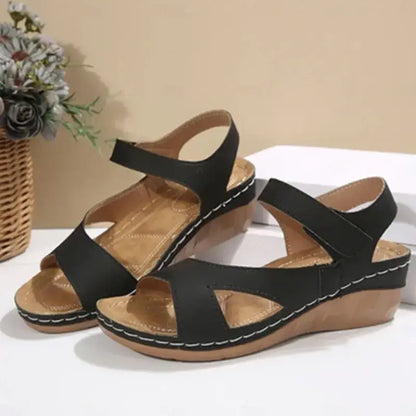 Women's Velcro Comfort Thick Sole Orthopaedic Sandals