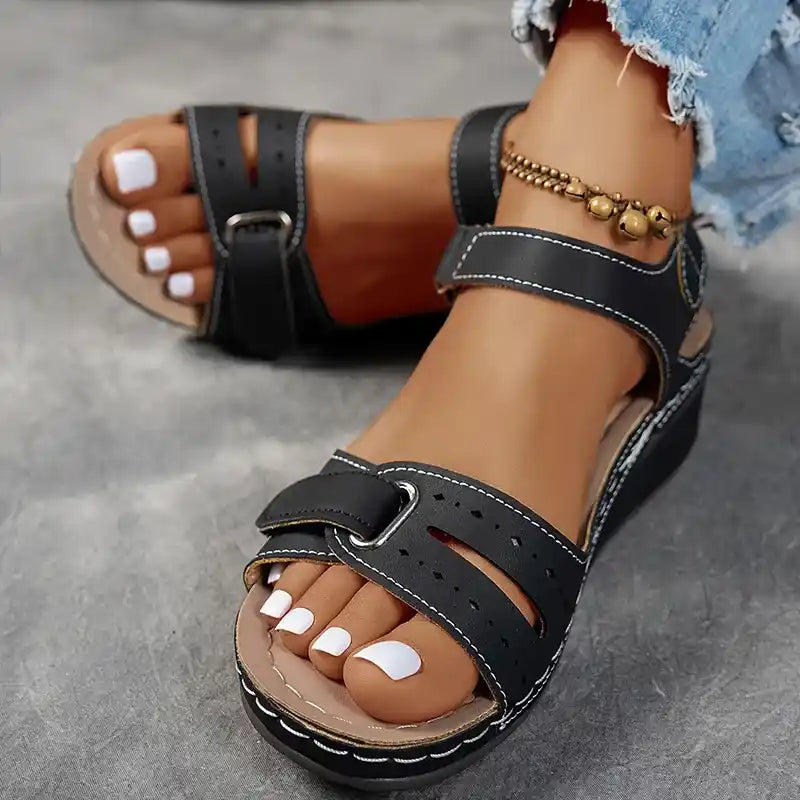 Women's Fashion Rhinestone High Heel Chunky Heel Sandals